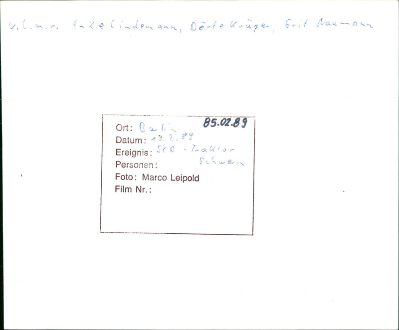 WOMEN SCPYN SECTIONS SCHWERIN ANKELINDEMANN BONTE KRUGER GUITAR FILM - Vintage Photograph