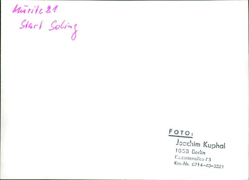 VEB VOLKSWERFT STRALSUND TRAINING FILM PICTURE - Vintage Photograph