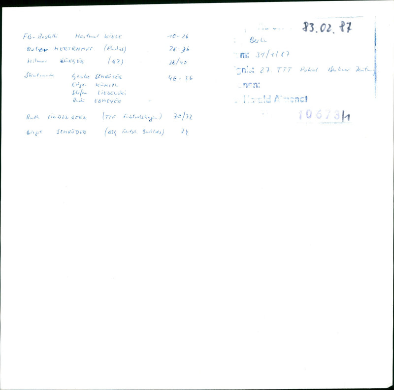 TROPHY BERLINER RASTELLI HARTMAL KIELE DILER HERT FILM - Vintage Photograph