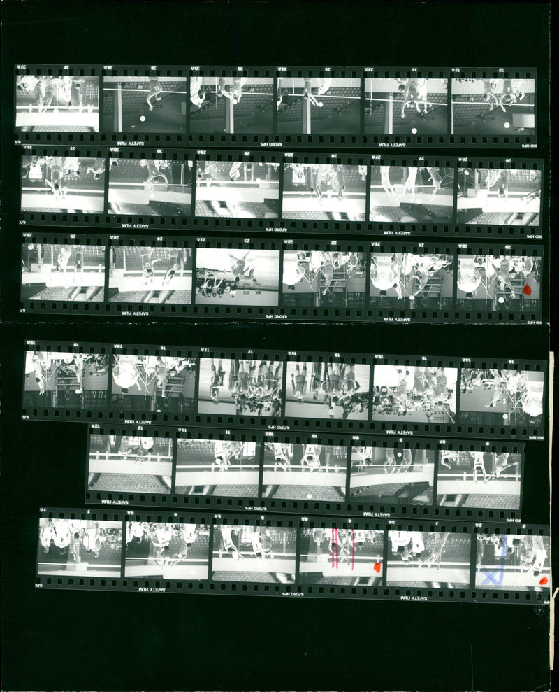 1983 ROUND LUTZ GUNTHER ENESCU PETER SCHULZ RENE HECHT FILM - Vintage Photograph