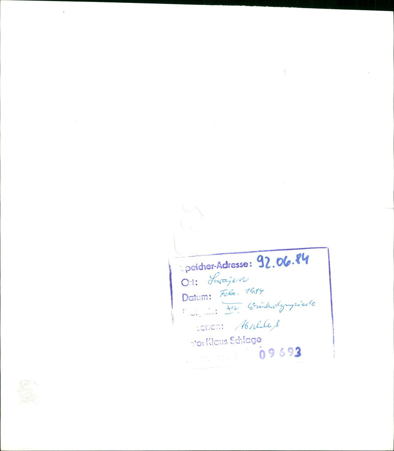 1992 ADOPTION GDR OLYMPIC TEAM ADOPTED SARAJEVO BOSNIA FILM - Vintage Photograph