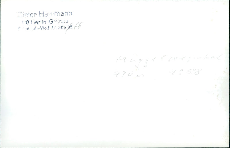 VEB VOLKSWERFT STRALSUND FILM - Vintage Photograph