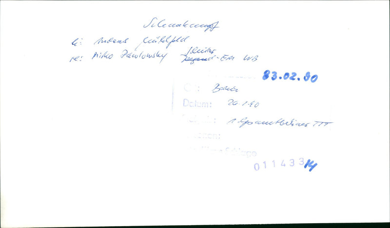 1980 GLOBAL BERLIN CECOOT HABEAS CAKE CACEL POLE PRUEO PATOROWSKY LITE - Vintage Photograph