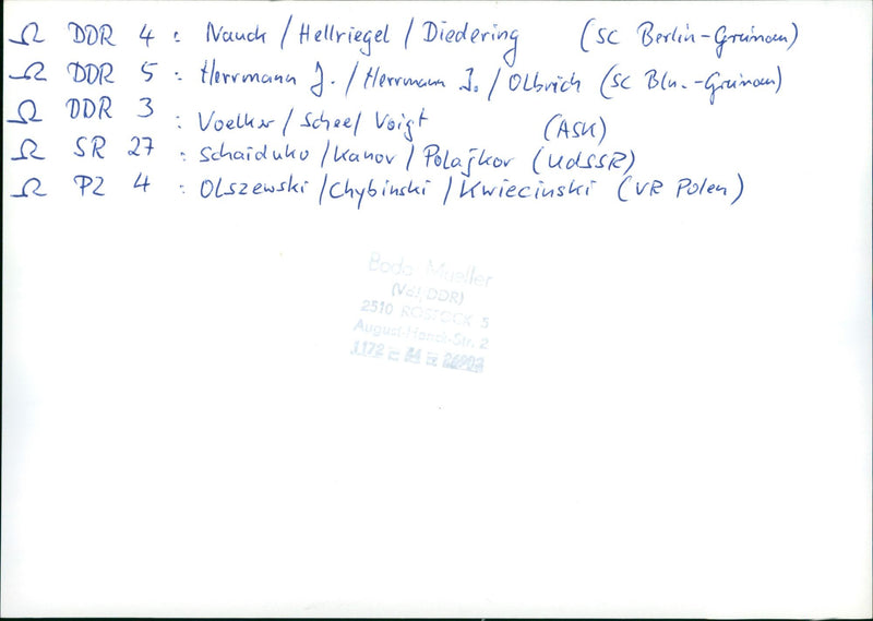 VEB VOLKSWERFT STRALSUND FILM - Vintage Photograph