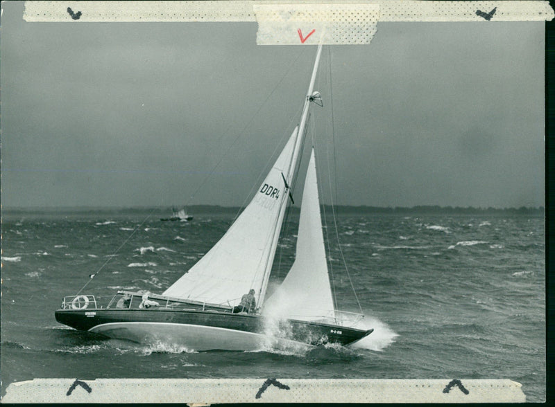 BOTTOM OF THE INTERNATIONAL BALTIC REGATTA SEEKRENZEN STOLTERA WEATHER FILM - Vintage Photograph