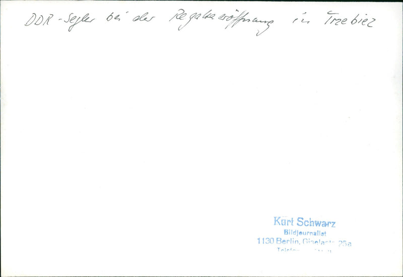 VEB VOLKSWERFT STRALSUND TRAINING FILM PICTURE - Vintage Photograph