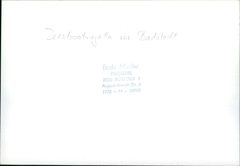 VEB VOLKSWERFT STRALSUND TRAINING FILM PICTURE - Vintage Photograph