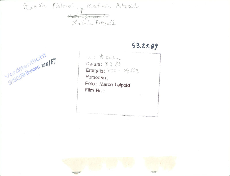 OBERLIGA WOMEN TSPL BVB INIANKA FISTARAL CATWIN PETRAL KATRIA PETROLD FILM - Vintage Photograph