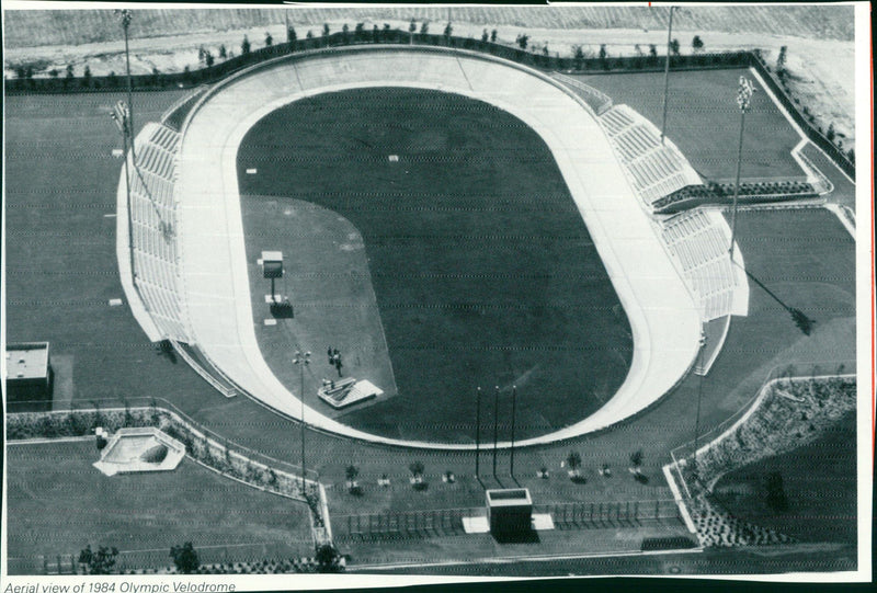 Olympic cycling track - Vintage Photograph