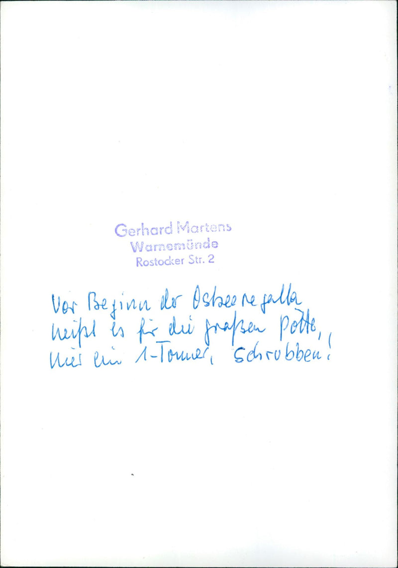 VEB VOLKSWERFT STRALSUND TRAINING FILM PICTURE - Vintage Photograph