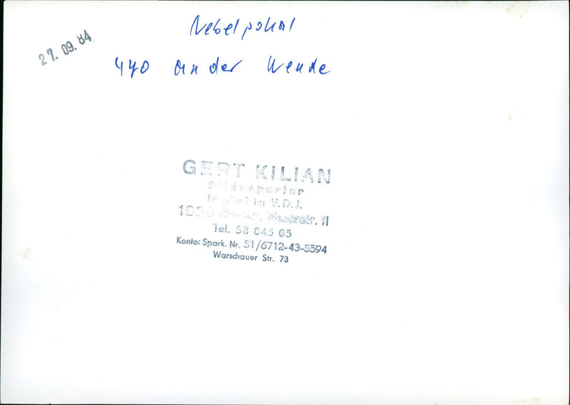 VEB VOLKSWERFT STRALSUND TRAINING FILM PICTURE - Vintage Photograph