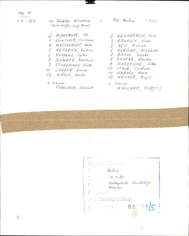 1982 VAUEK TOKEKEEFKA IJA IBA IIA SAFETY FILM KODAK - Vintage Photograph