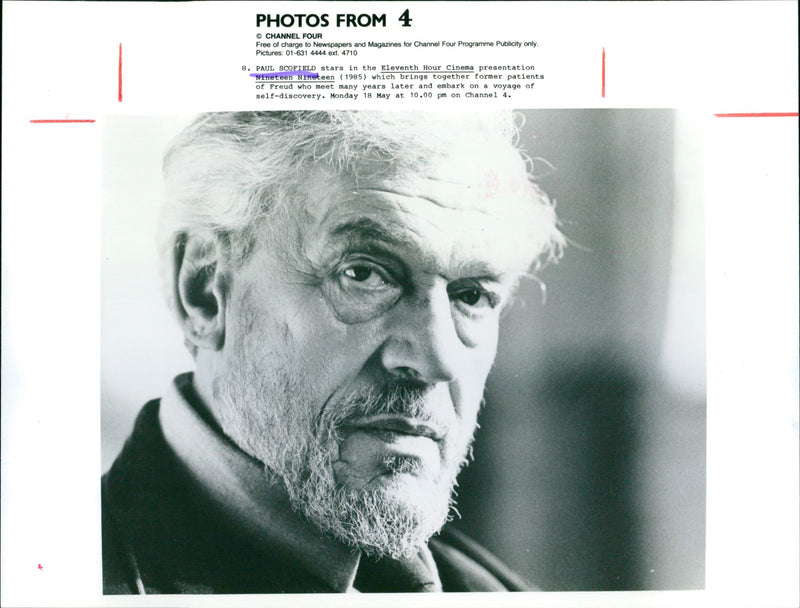 SCHOFIELD. PAUL. ACTOR. - Vintage Photograph