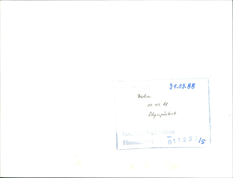 OLYMPIA BALL BERLIN OLYMPIABEL TOIU BHINE FILM NOW - Vintage Photograph