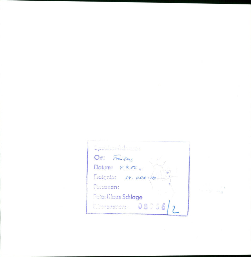 1982 GERMANY CHAMPIONSHIPS FREIBERG NUAN KODAK SAFETY FILM - Vintage Photograph