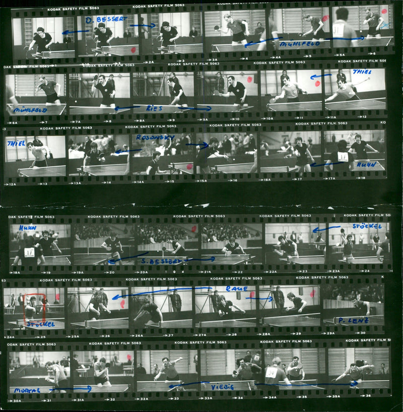 1982 GERMANY CHAMPIONSHIPS FREIBERG NUAN KODAK SAFETY FILM - Vintage Photograph