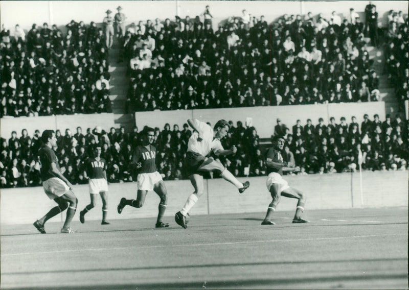 Soccer: GDR versus Iran - Vintage Photograph