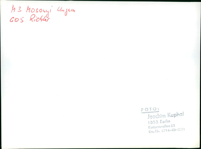 VEB VOLKSWERFT STRALSUND TRAINING FILM PICTURE - Vintage Photograph