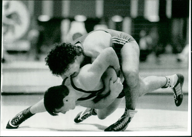 Werner-Seelenbinder-Tournament in wrestling - Vintage Photograph