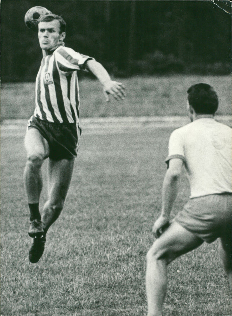 Football game ASK Dynamo - Vintage Photograph