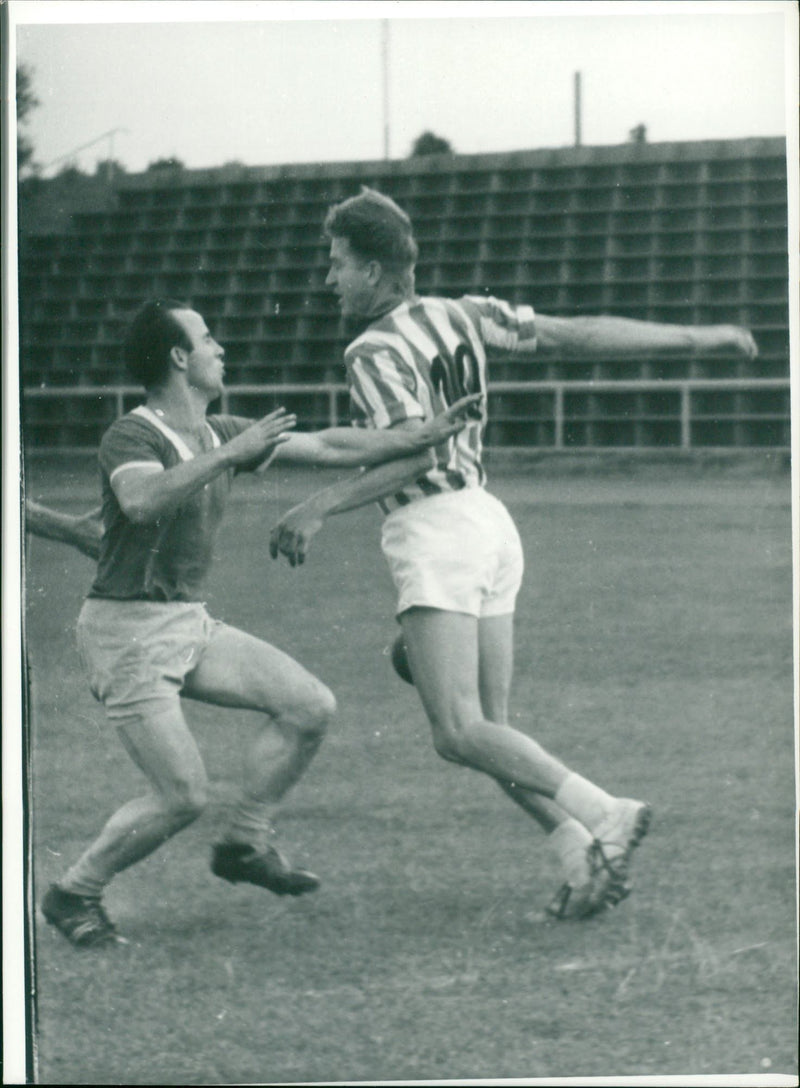 Football match SC Dynamo Berlin - Lok Magdeburg SO - Vintage Photograph