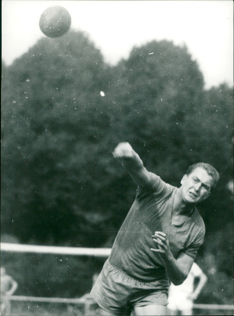 Footballer Eidtner - Vintage Photograph