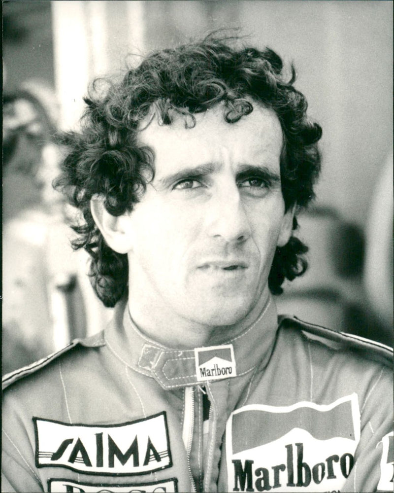 Alain Prost - Vintage Photograph