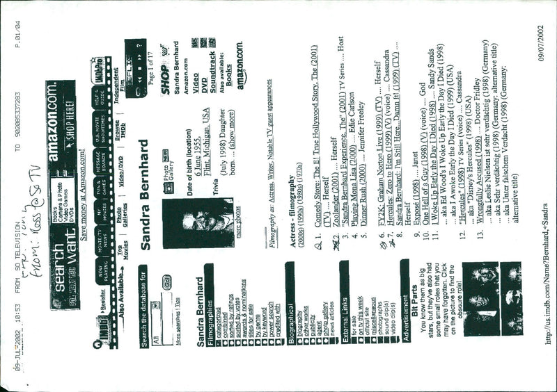 1955 - LESLIE EDIE IST CARLSON GRAHAM SANDRA

 FY2K ROSS NIELSEN, MOVIE - Vintage Photograph