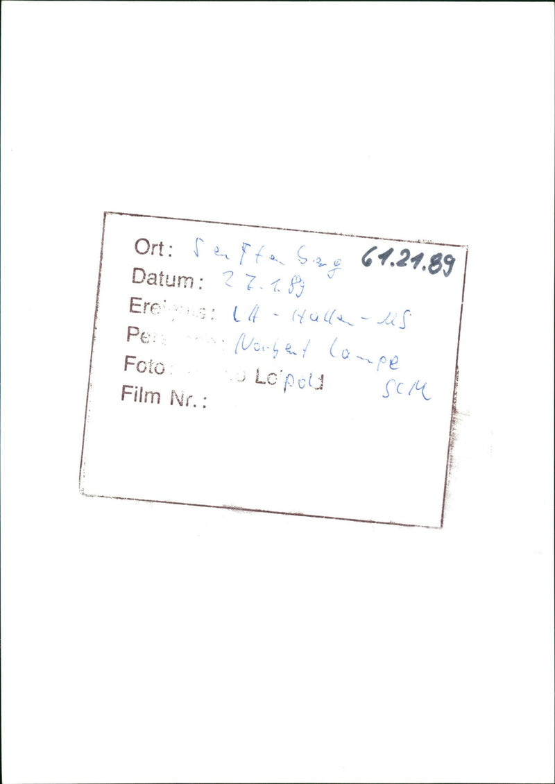 ERES GULLENDIS NARGENT LANCE LOPOL SCM MOVIE DATE PLACE FILM - Vintage Photograph