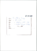 1983 DATE MUSTARD STY TALLEN ANDUE FEDVE BENGE SOM VID FILMI - Vintage Photograph