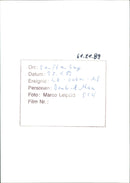 GERMAN DEMOCRATIC REPUBLIC BLOOD PLACE SENFTEN DATE EVENT HALLS FILM - Vintage Photograph