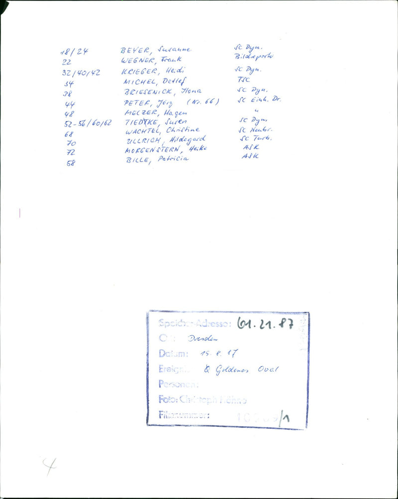 OVAL DRES DUCOOLER WHY EVENT GOLDEN OVER POGONOM CERROPHONE FILM PETER - Vintage Photograph