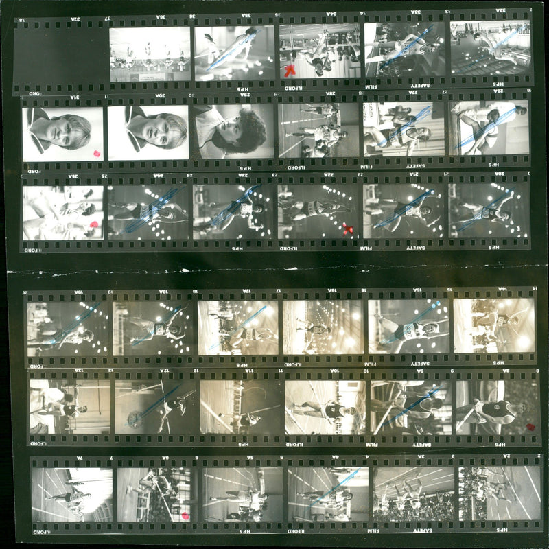 1985 MASTER SVEN SPEICHER ADDRESS SENFTENBURG DATE EVENT FILM - Vintage Photograph