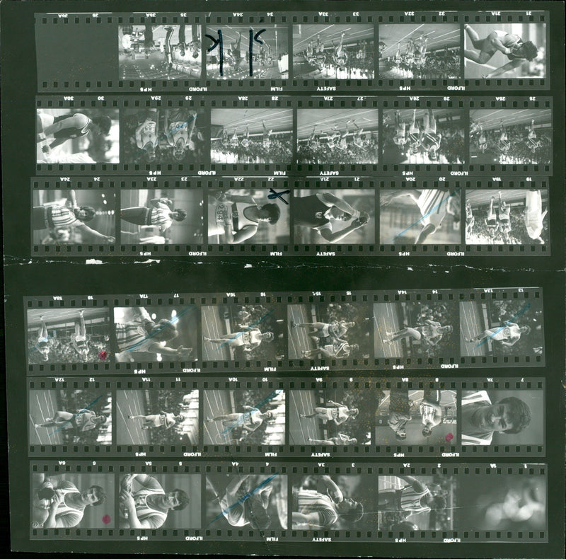 1985 MEN MASTER MASTERS AND WOMEN WOM FILM - Vintage Photograph