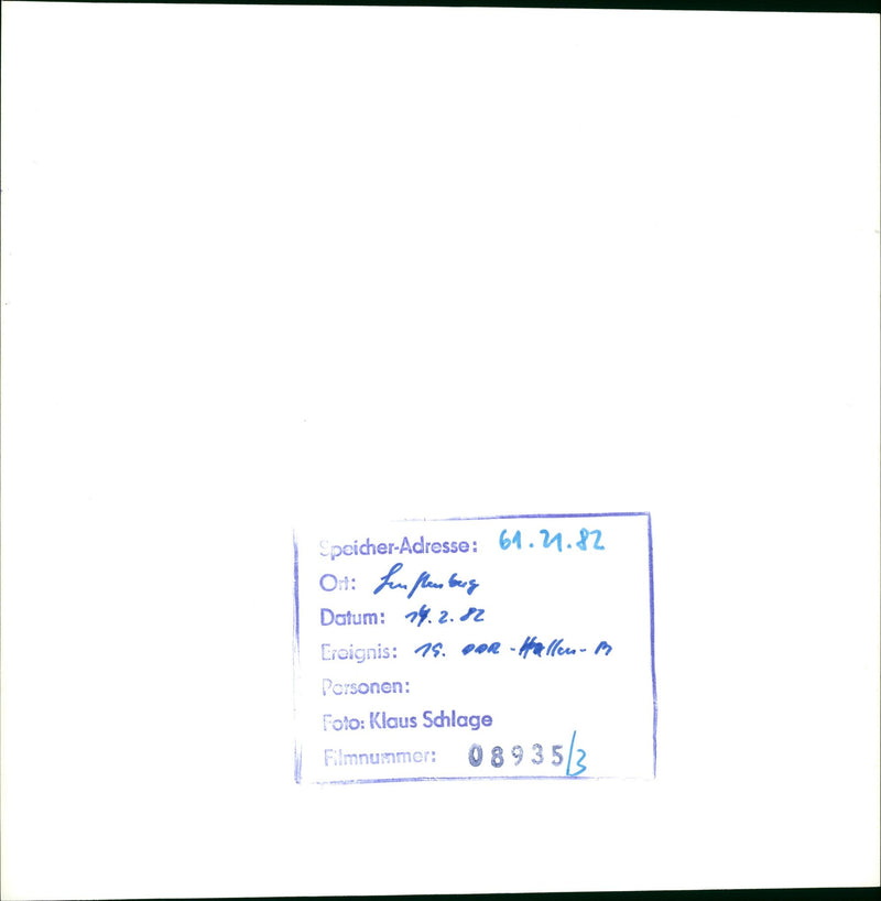 1974 HALLS MOINTERSCHAFTEN SENFTENBERA LATEST FILM COLLA - Vintage Photograph