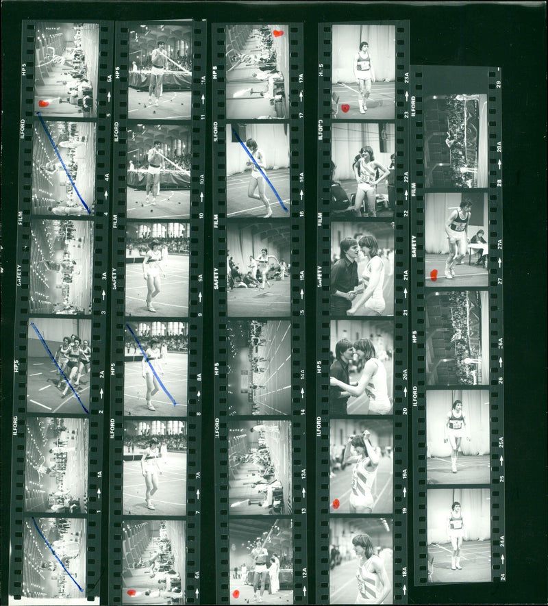 1973 MEISTERSHA DRESDEN TSC BERLIN EINH HALLS MEISTERSHADO ILFORD CAFI FILM - Vintage Photograph