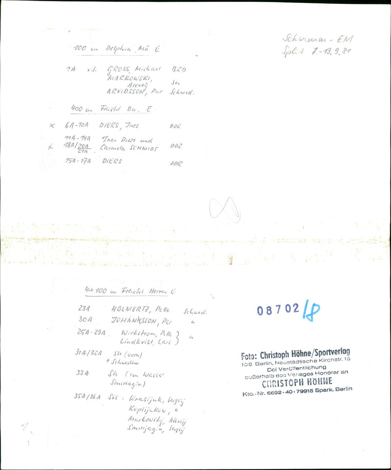 1981 AROUVER OBULLDODODOC GUGUDELED FILM BRITAIN MICHAEL SERIES - Vintage Photograph