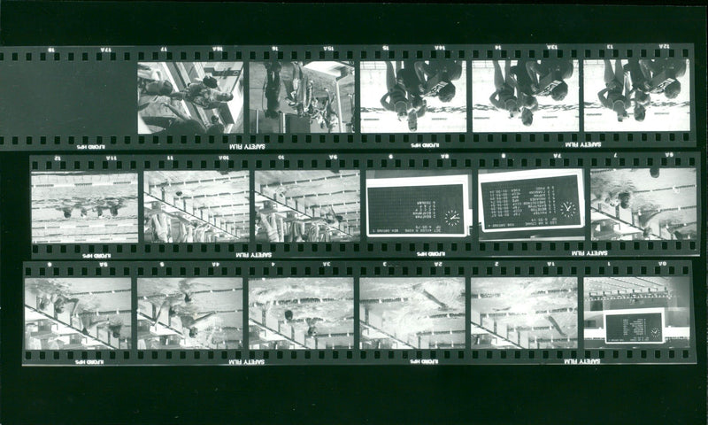 1984 FRIENDSHIP FILM DIRECTED FRANK KLEBER AND STARS DIRK BALDRUSH - Vintage Photograph