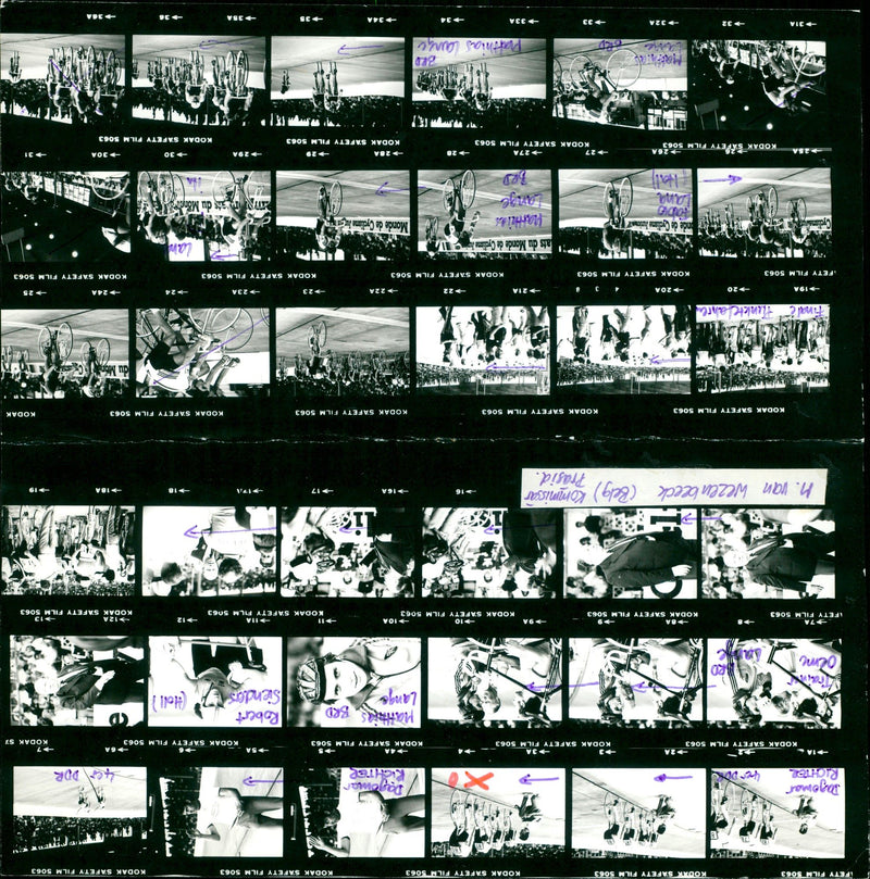 FILM SHOT OVER DAYS LEIPZIG GERMANY DIREC ROBERT MARIE - Vintage Photograph