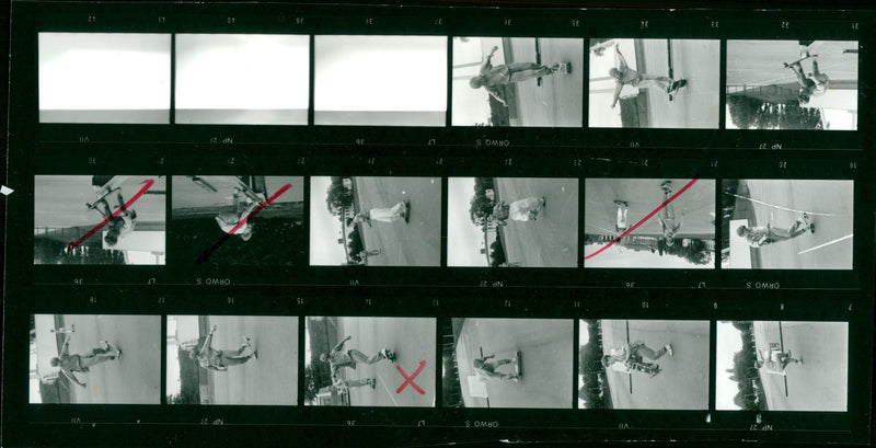 1988 TRAINING FILM NUMBER FOIS LEIPOLDO ANDREAS MAMMACH ALEXANDER KUTSCHERA EXAC - Vintage Photograph