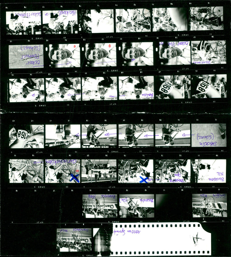 UNCOVER LLOLTMEISTERSCHA OSKAR SCHUIZ OSKA CHAMPION FILM - Vintage Photograph