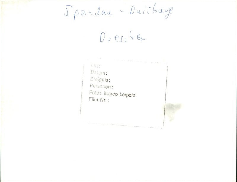 SPANDAU DUISBURG THRESHING BALL SPANELAUDUISBURG SPANDAU THRESHING FILM - Vintage Photograph