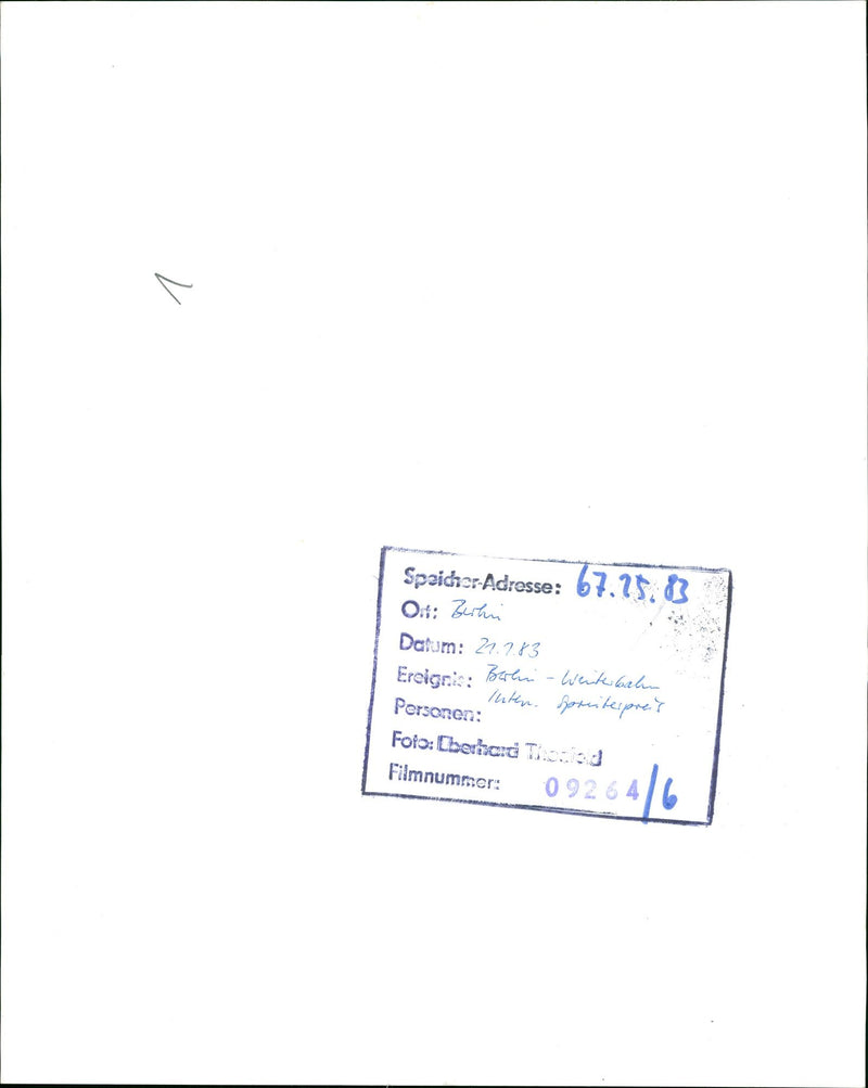 1983 WIVITERBAUM ONALER BUTUI DATE EVENT CONTINUE - Vintage Photograph