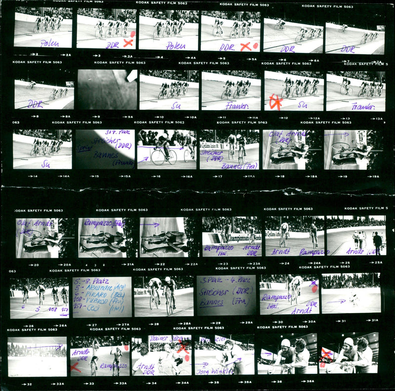 1981 GERMAN GRAND PRIX HELD LEIPZIG GERMANY FILM - Vintage Photograph