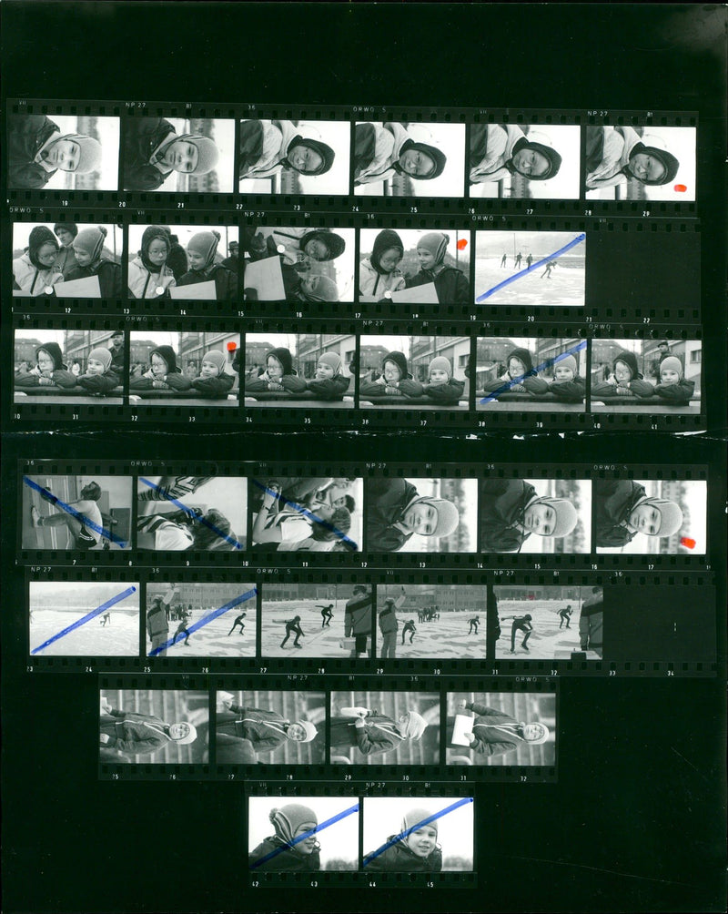 1983 BERLIN LICHTENBERA FILM NUMBER MINUL SOON BEIER PETKO - Vintage Photograph