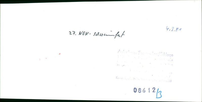 KODAK SAFETY FILM VIMMFEST UNDER SAFEI LAKE - Vintage Photograph