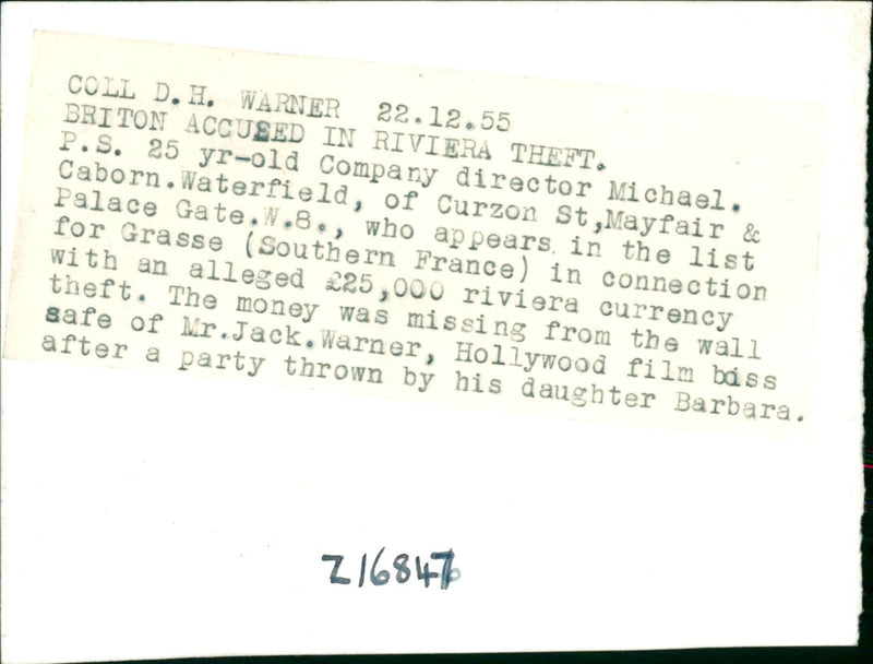 KEYSTONE FRENCH FRANCE FILM - Vintage Photograph