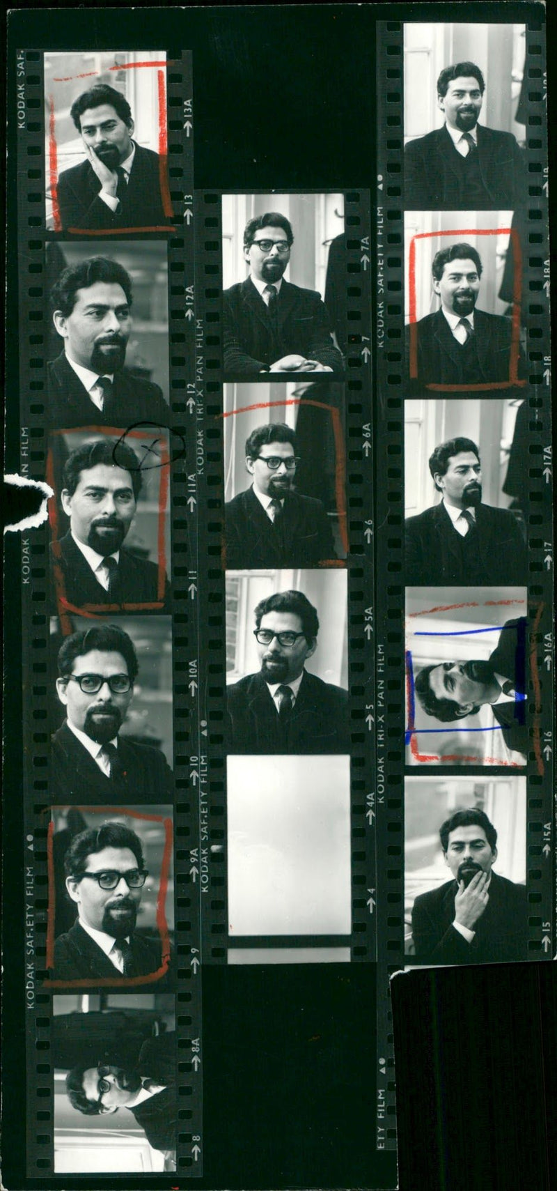 WARSCHER HARRY PROPIE STAFF - STRIP WARSCHUCK, PAN, FILM - Vintage Photograph