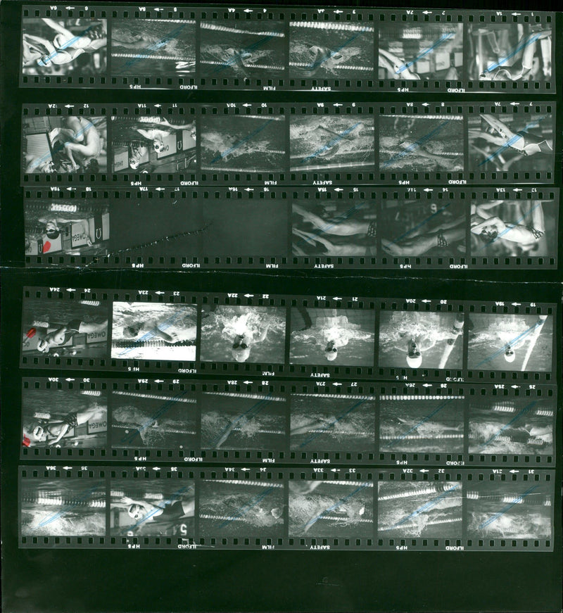 1975 DECISION FIRALE FREESTYLE FOLLOWSS RAILWA ROTH FILM PETER - Vintage Photograph