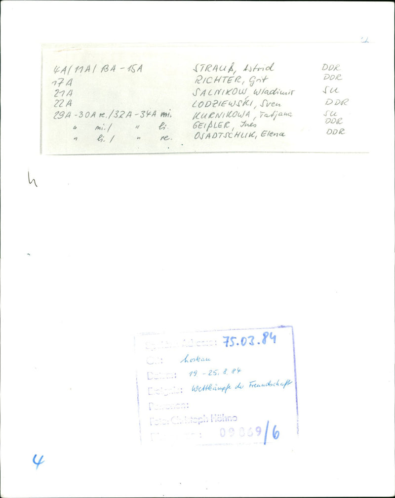 1984 HOBL HOUPSPUNART RIM REE SAFETY RUM SETY SAFE ALM MEGA KAFETY FILM - Vintage Photograph